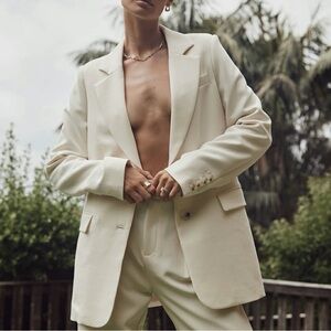 DISSH Kirby Cream Blazer Size 12 NWT